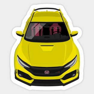 Civic Type R 10th gen 2018-2020 - Yellow Sticker